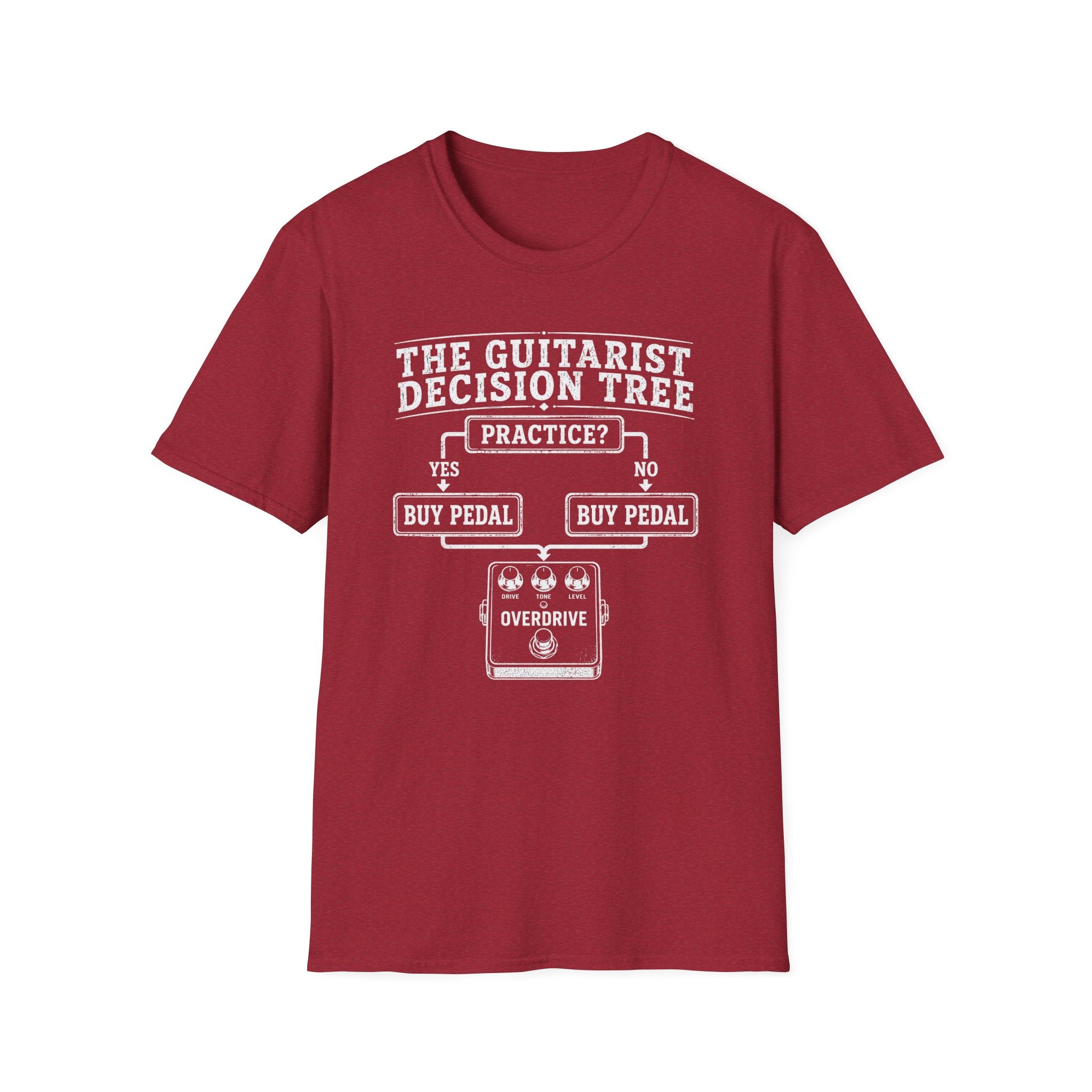 The Guitarist Decision Tree T-Shirt