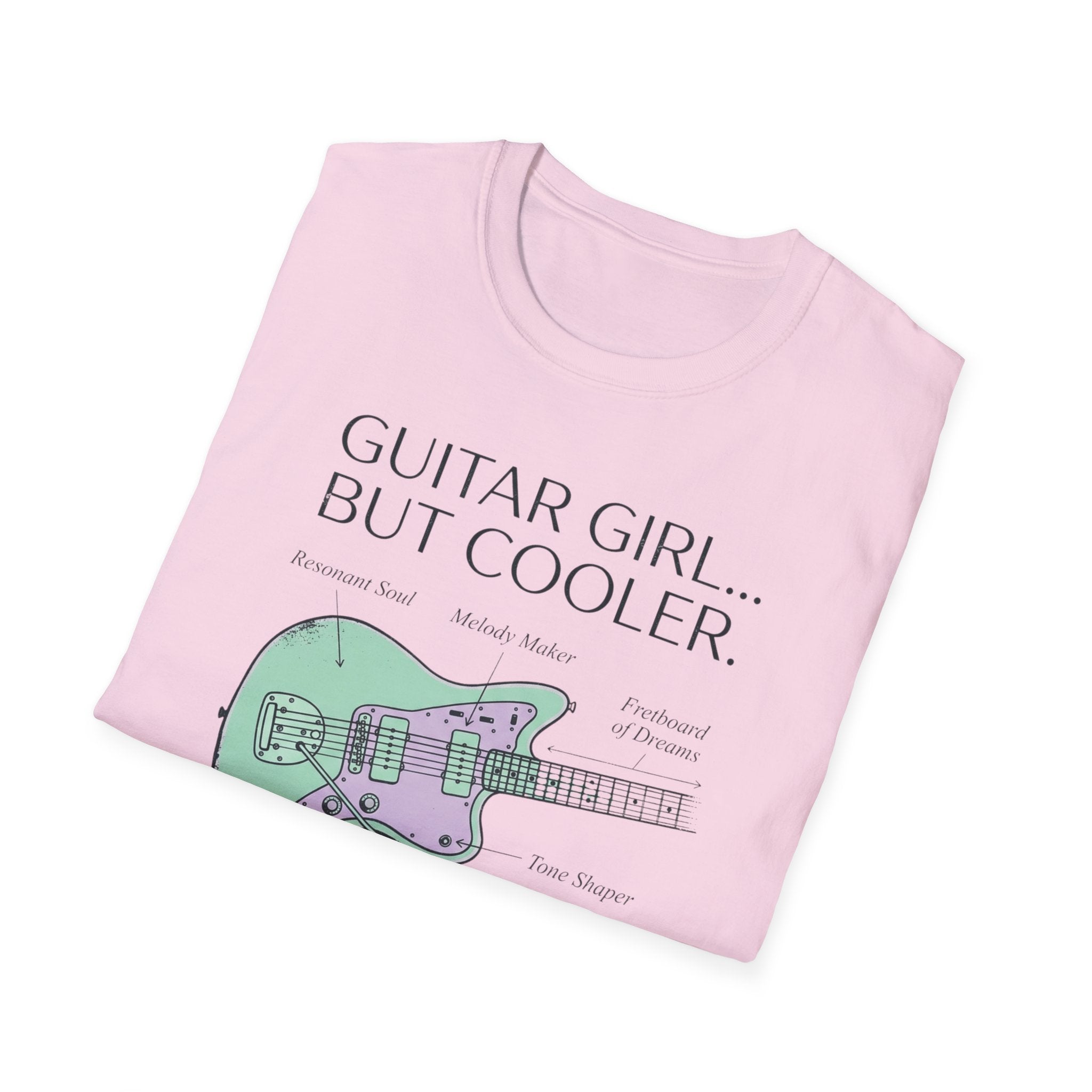 Guitar Girl But Cooler T-Shirt