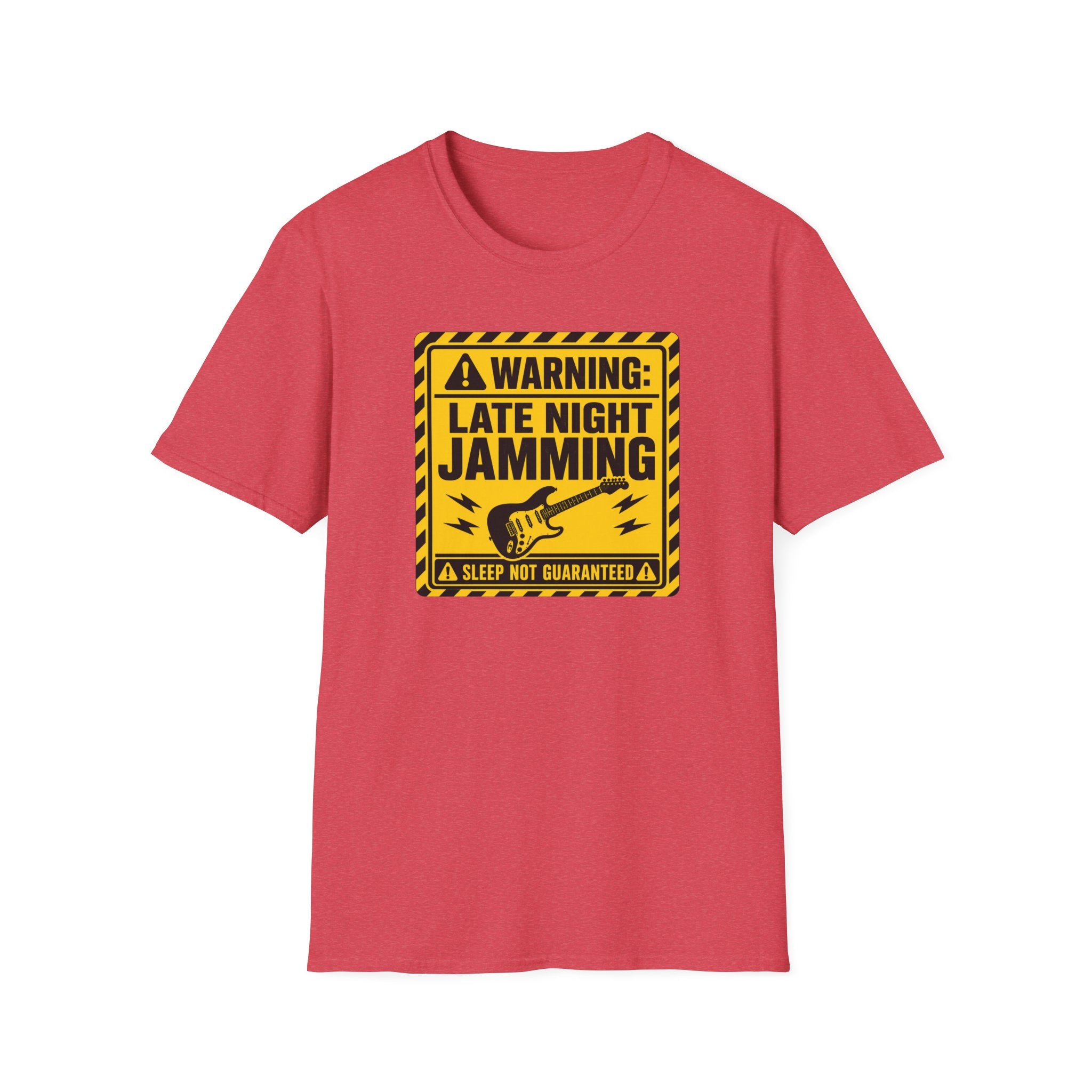 Warning Late Night Jamming T-Shirt