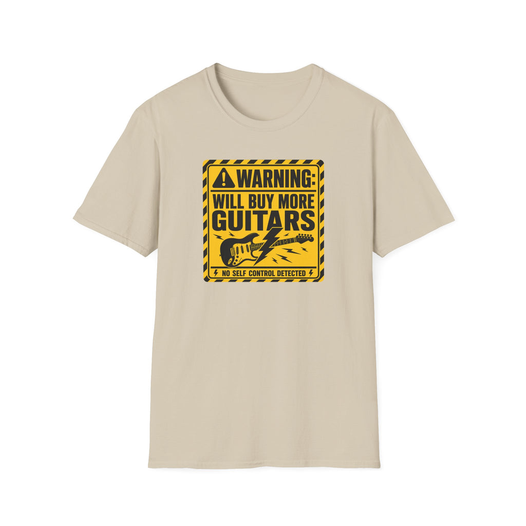 Warning Will Buy More Guitars T-Shirt
