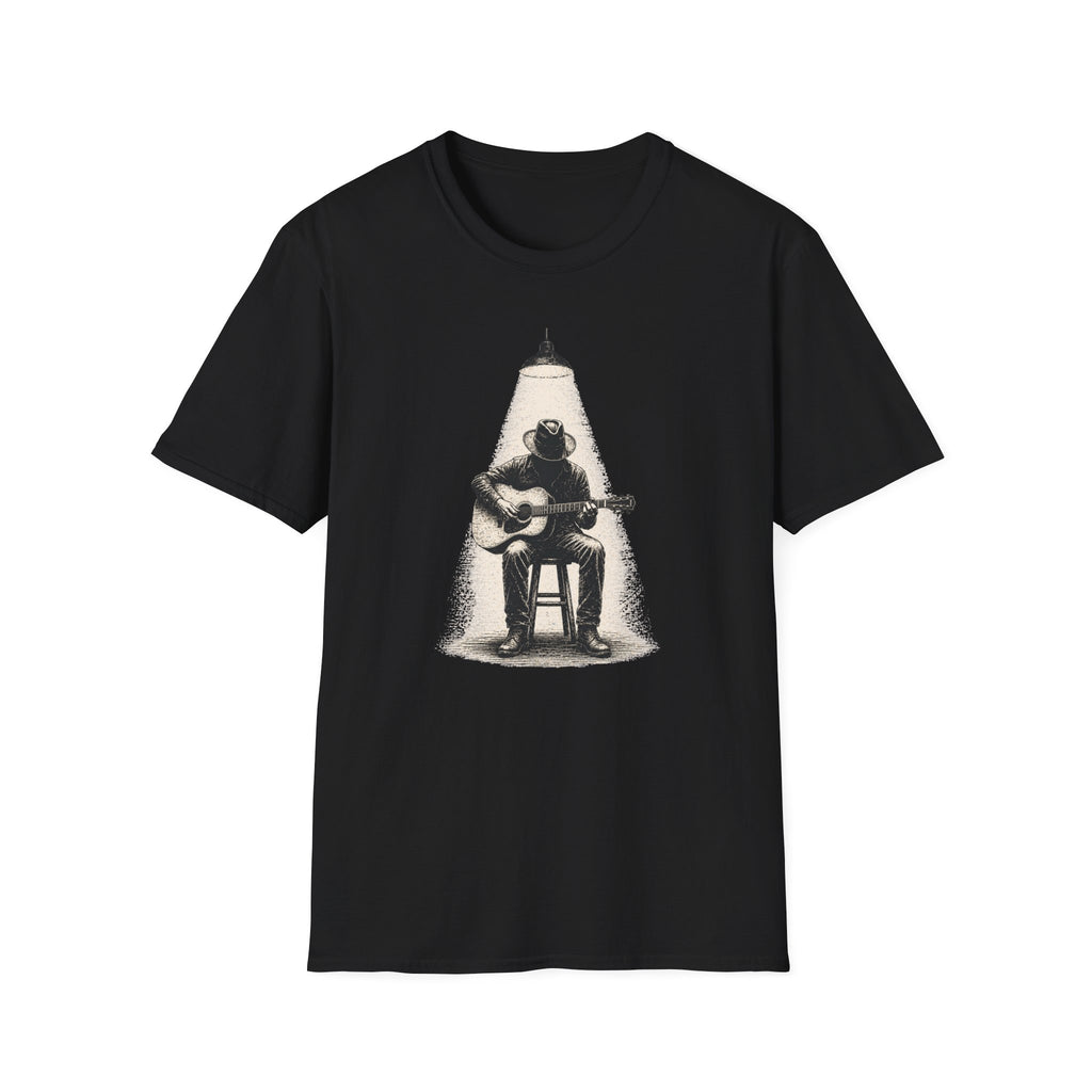 Blues Player In Spot Light T-Shirt