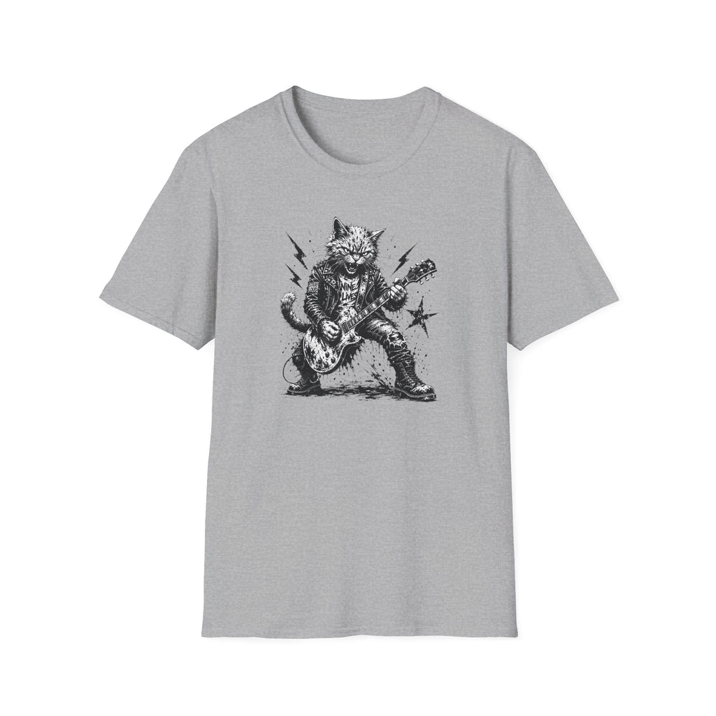 Punk Rock Cat T-Shirt