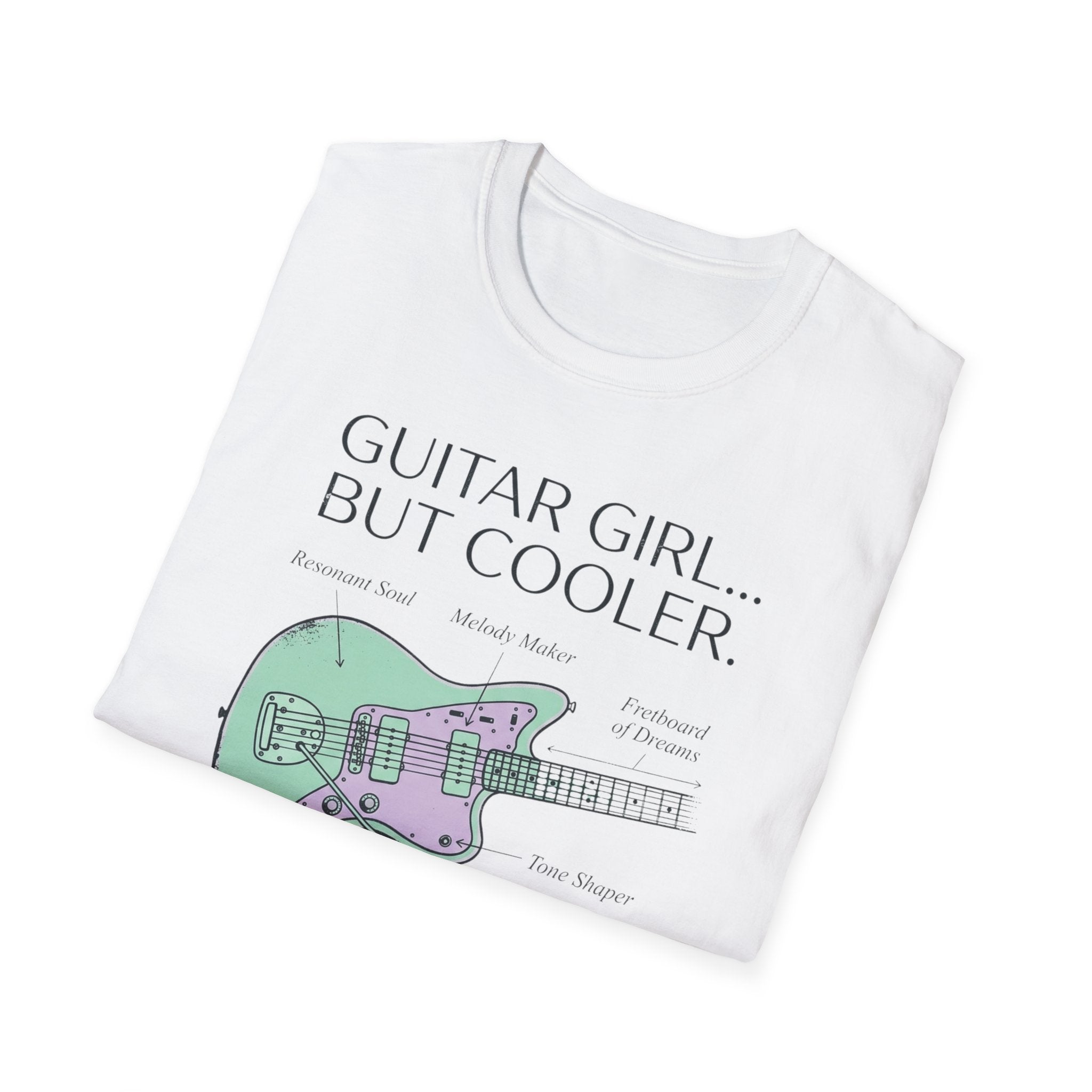 Guitar Girl But Cooler T-Shirt