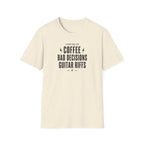 Running On Coffee Bad Decisions Guitar Riffs T-Shirt