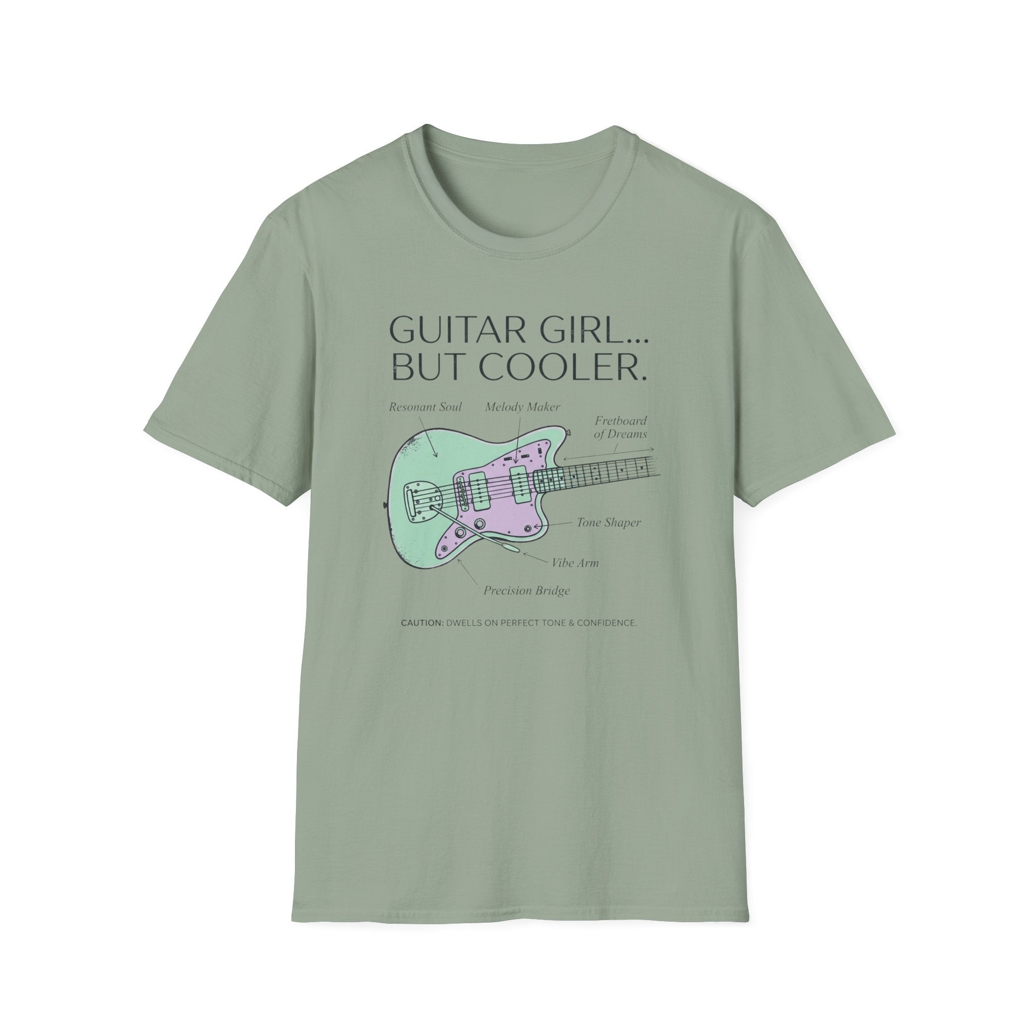 Guitar Girl But Cooler T-Shirt