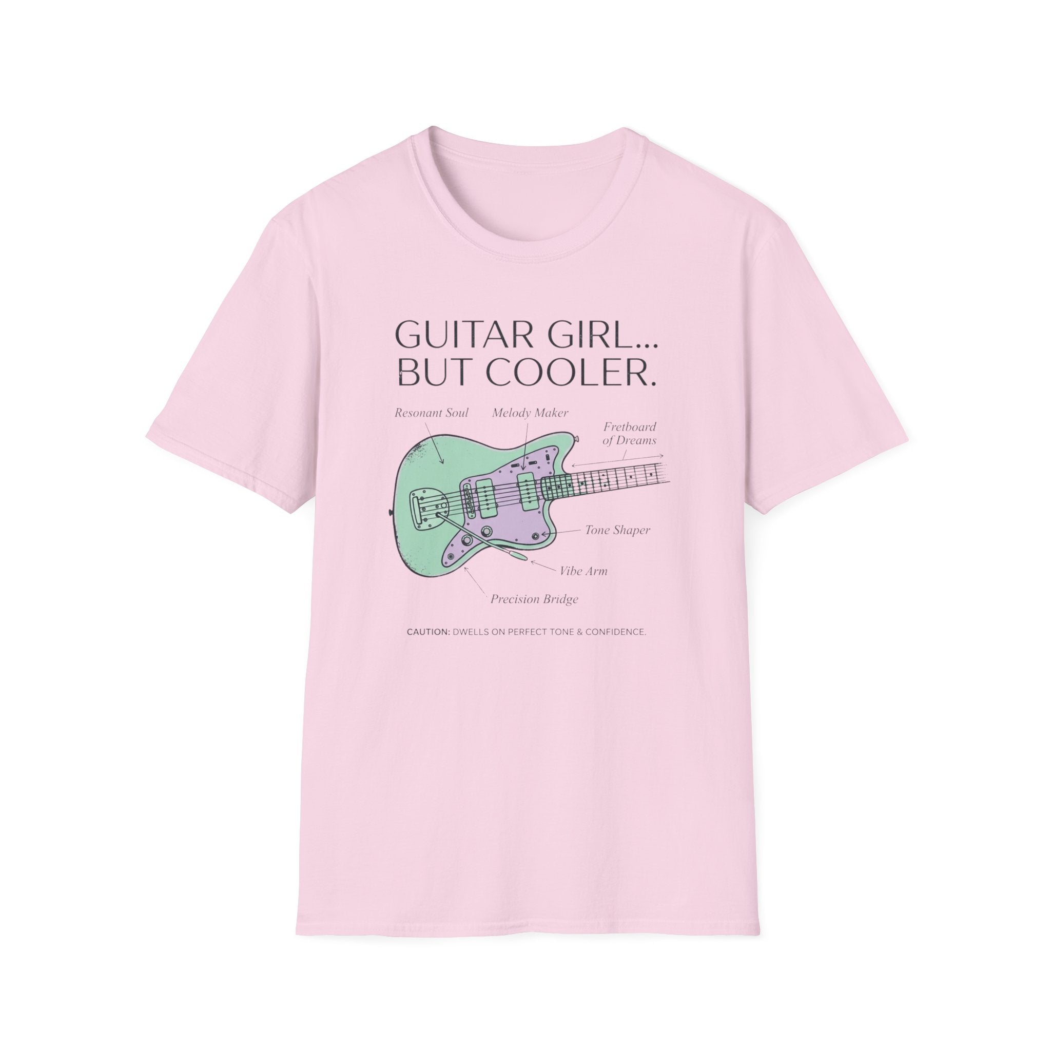 Guitar Girl But Cooler T-Shirt