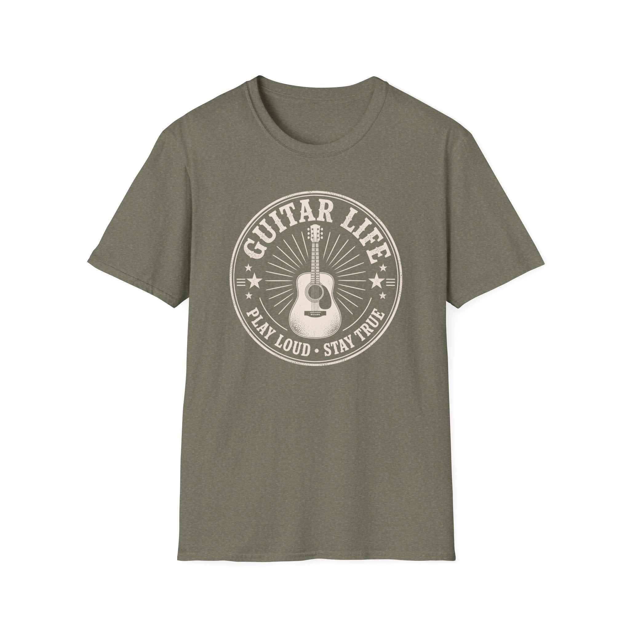 Guitar Player Play Loud Stay True T-Shirt