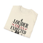 Louder Than Expected Yeah She Plays Guitar T-Shirt