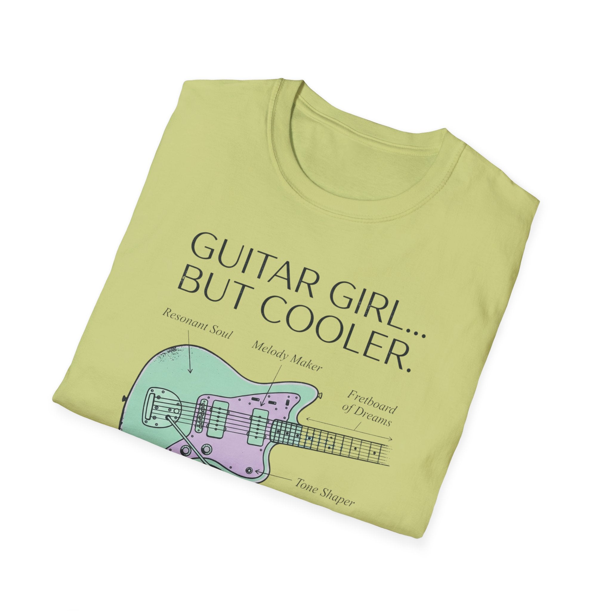 Guitar Girl But Cooler T-Shirt