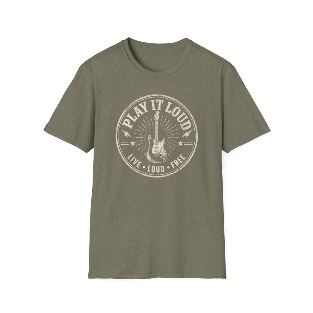 Play It Loud Live Loud Free T-Shirt