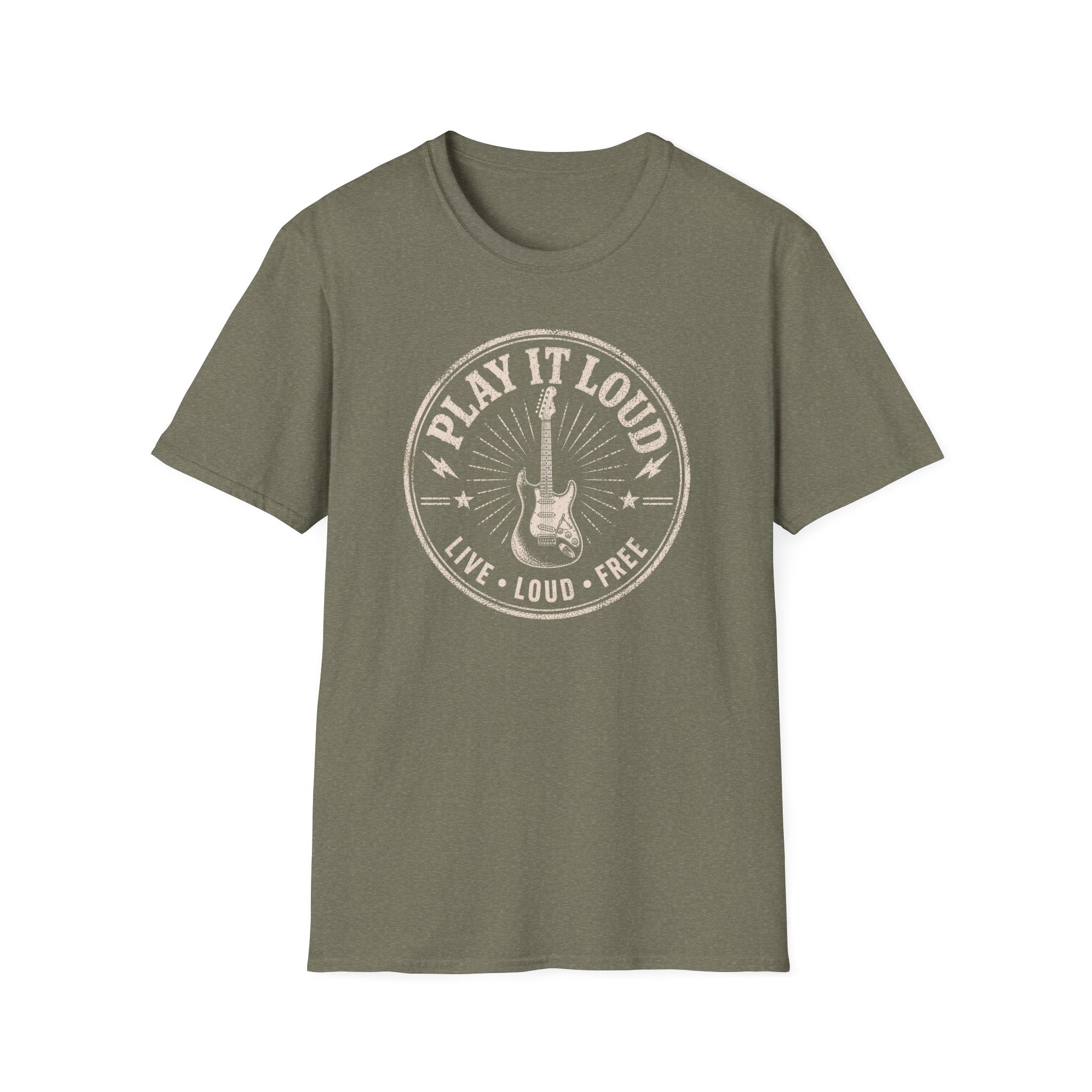 Play It Loud Live Loud Free T-Shirt