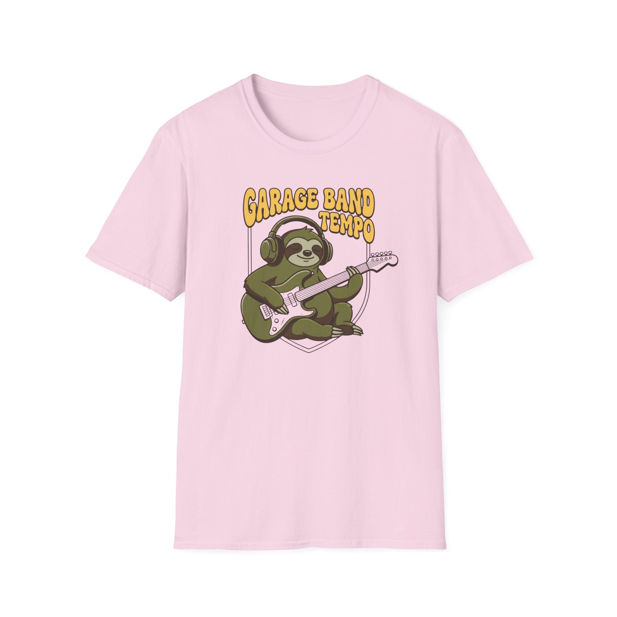 Sloth Garage Band Tempo T-Shirt