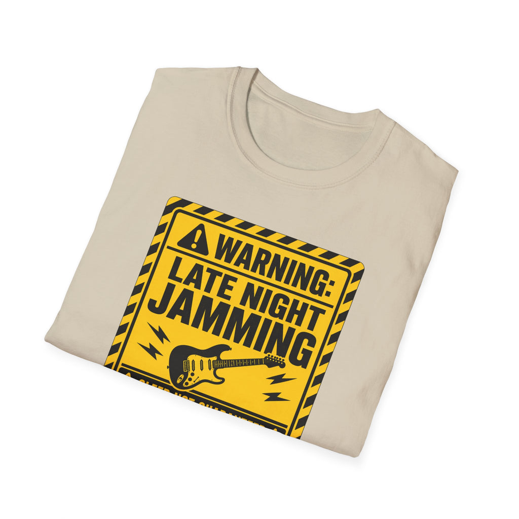 Warning Late Night Jamming T-Shirt
