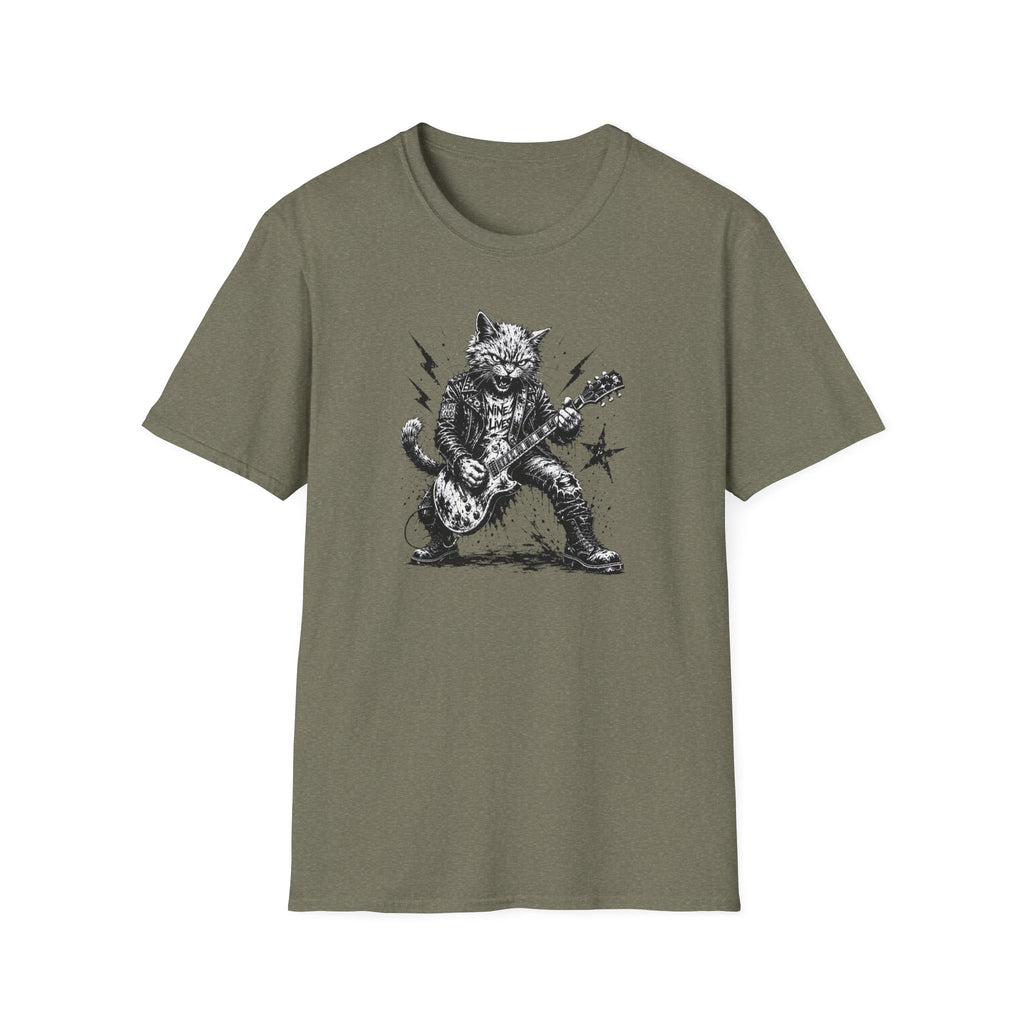 Punk Rock Cat T-Shirt