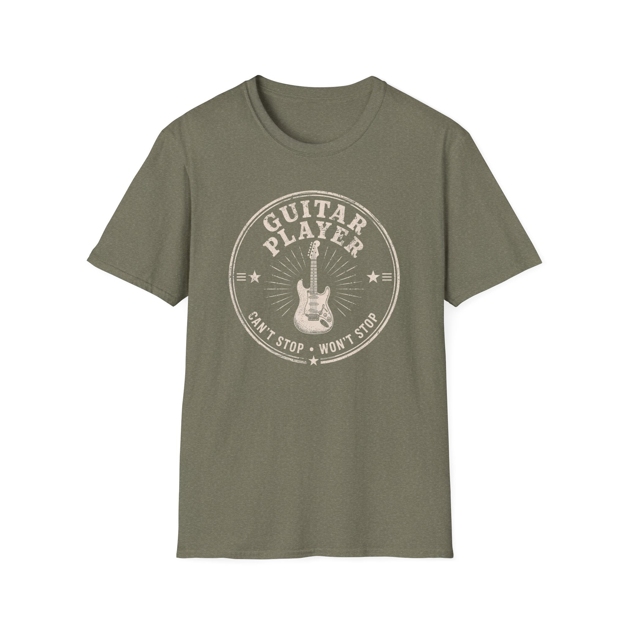 Guitar Player Cant Stop Wont Stop T-Shirt