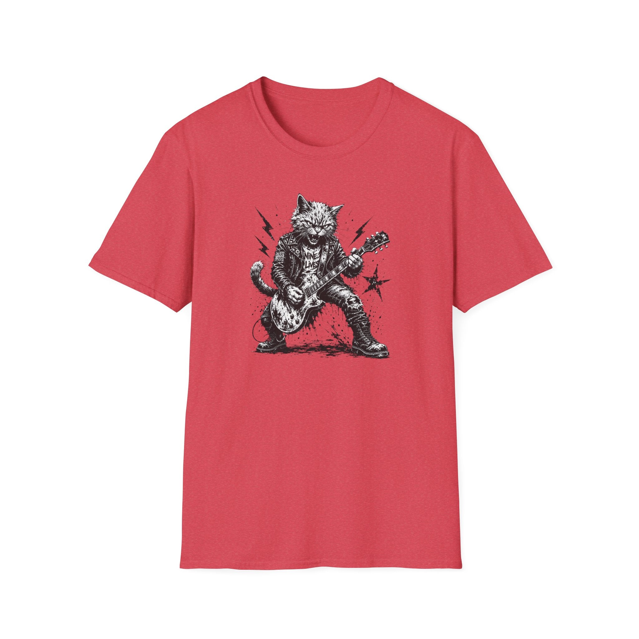 Punk Rock Cat T-Shirt