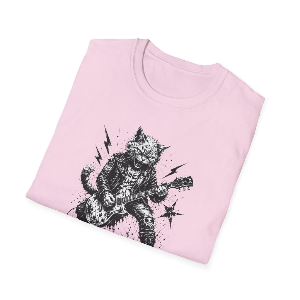Punk Rock Cat T-Shirt