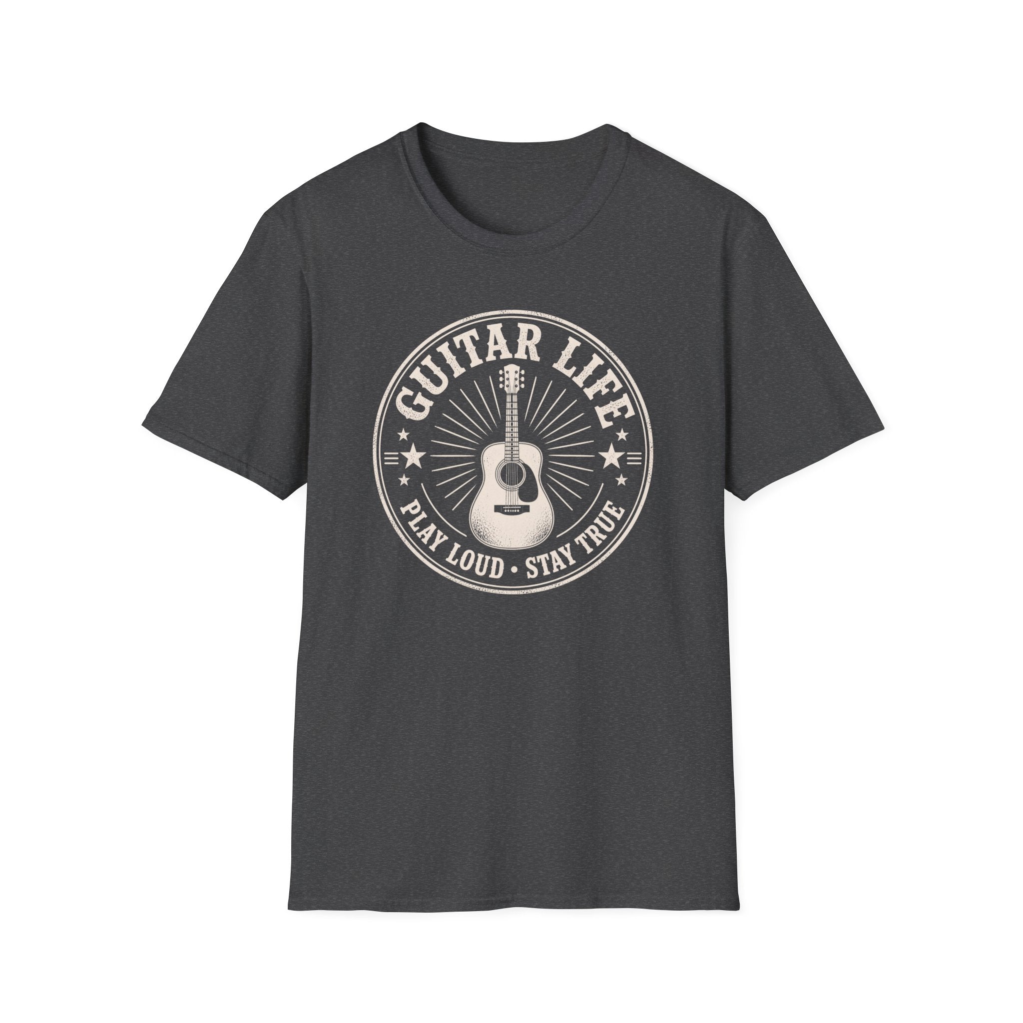 Guitar Player Play Loud Stay True T-Shirt