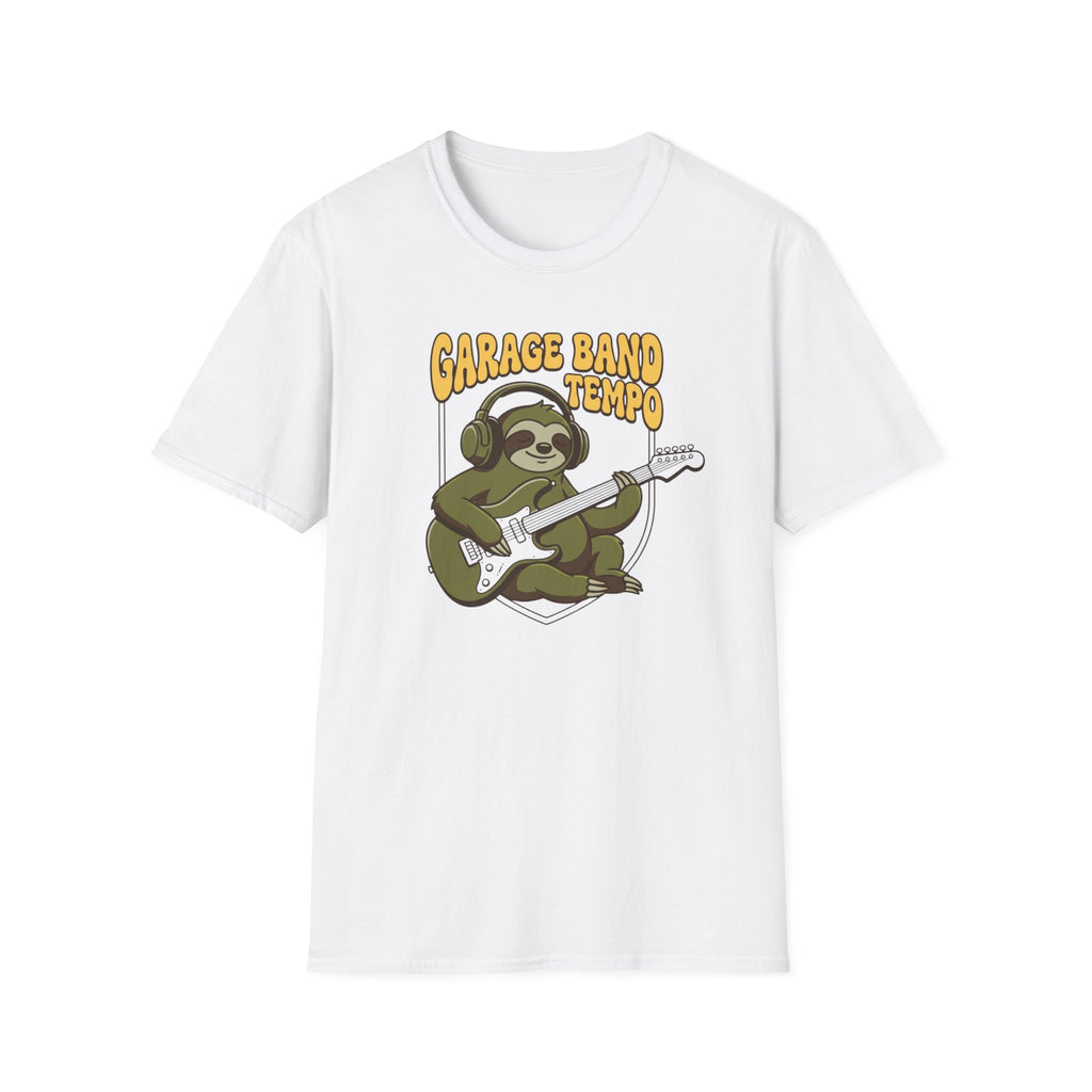 Sloth Garage Band Tempo T-Shirt