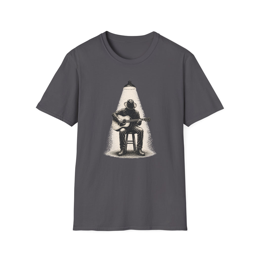 Blues Player In Spot Light T-Shirt