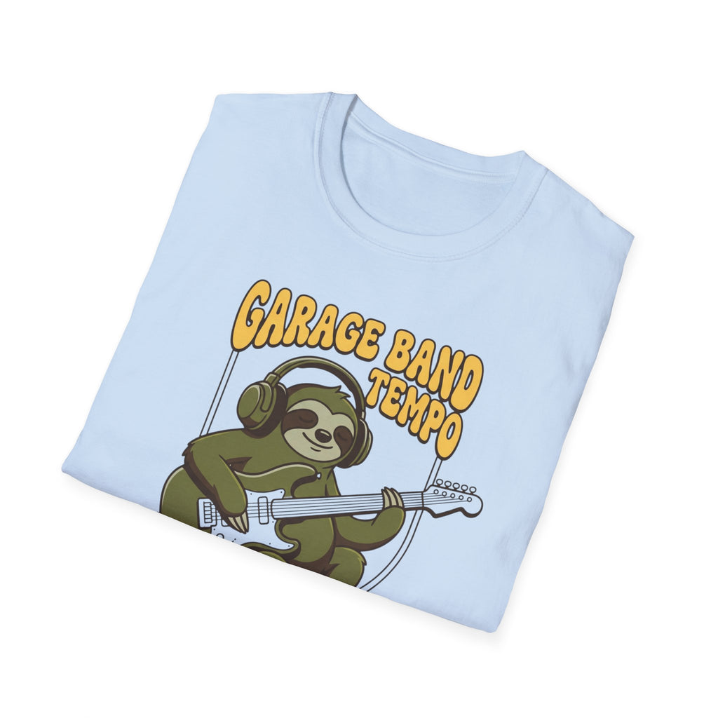 Sloth Garage Band Tempo T-Shirt