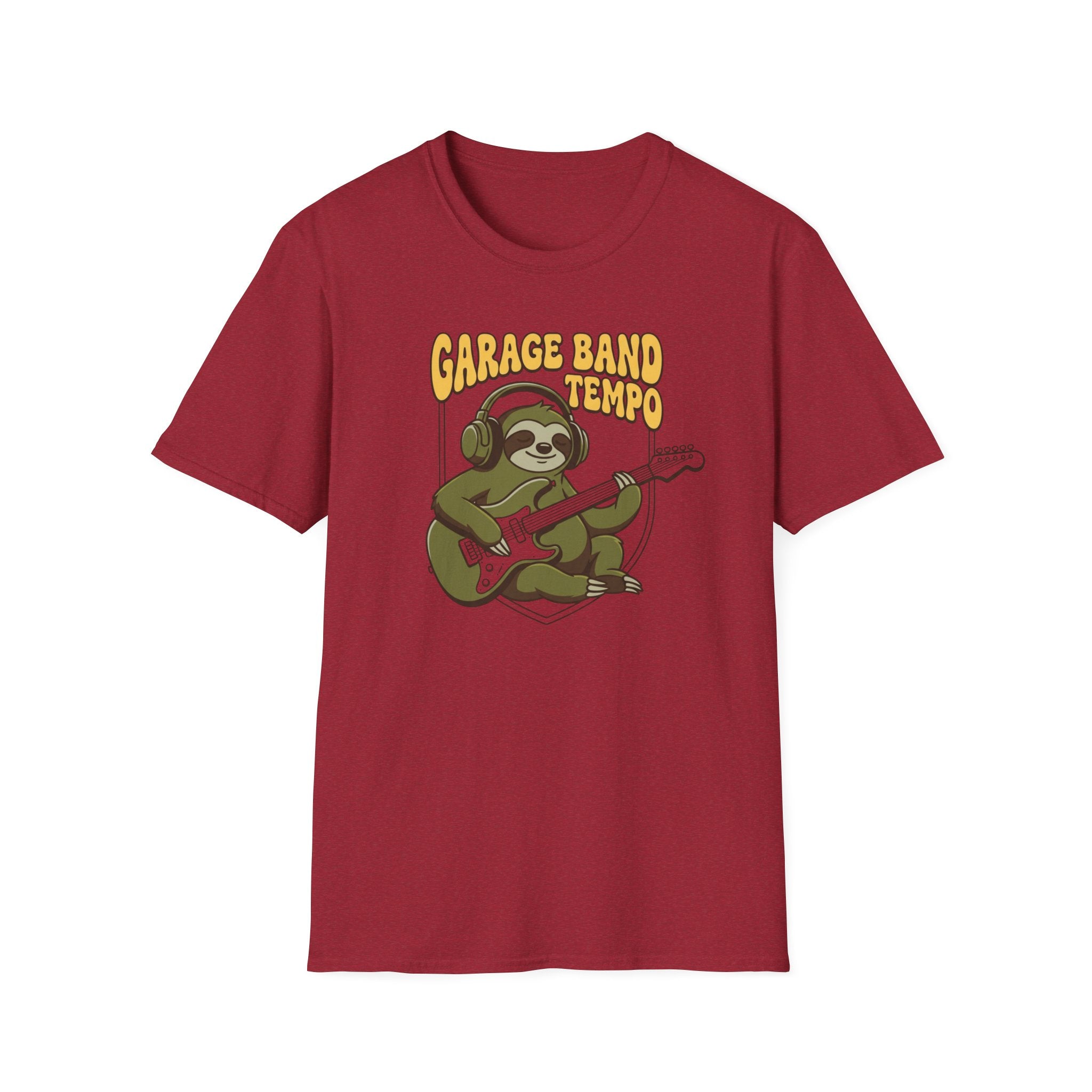 Sloth Garage Band Tempo T-Shirt