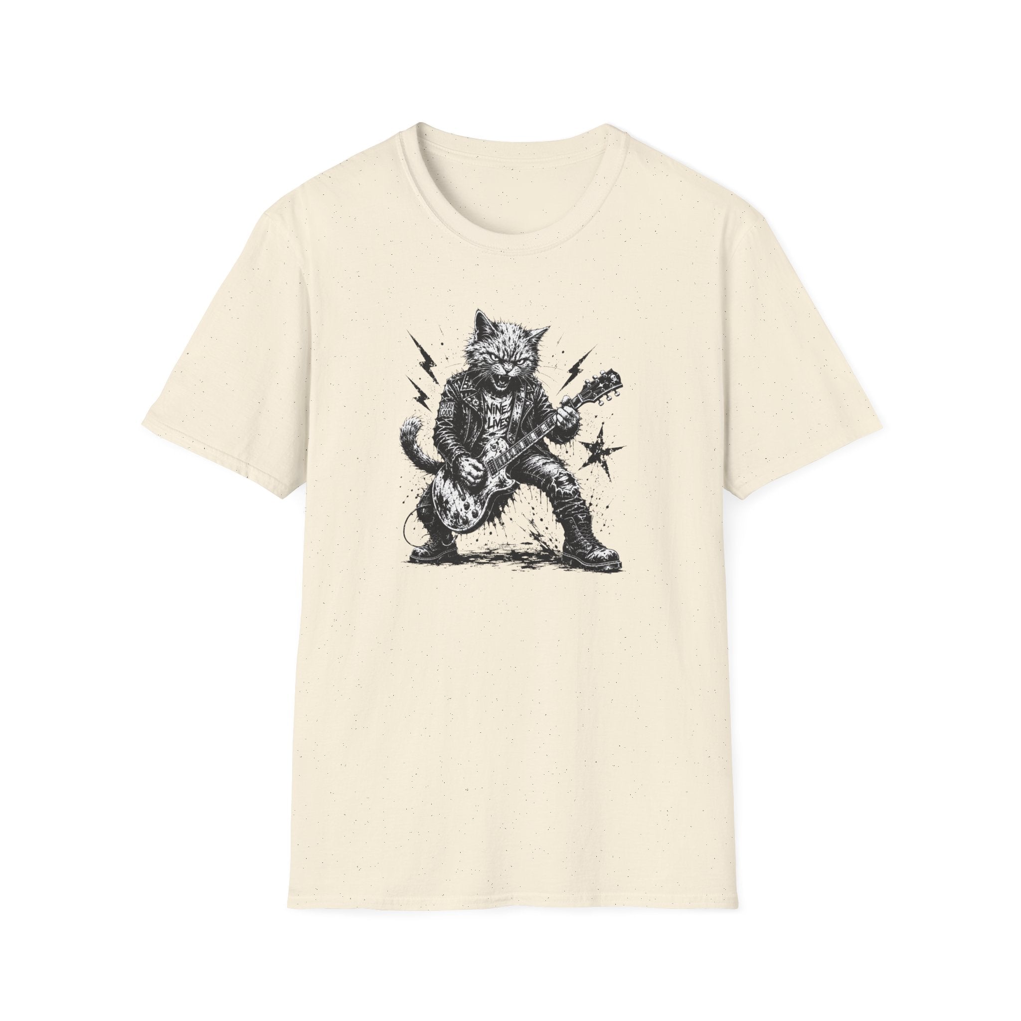 Punk Rock Cat T-Shirt