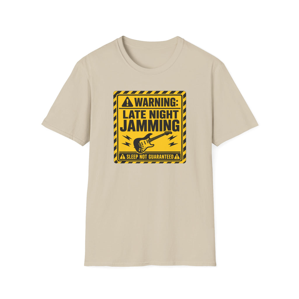 Warning Late Night Jamming T-Shirt