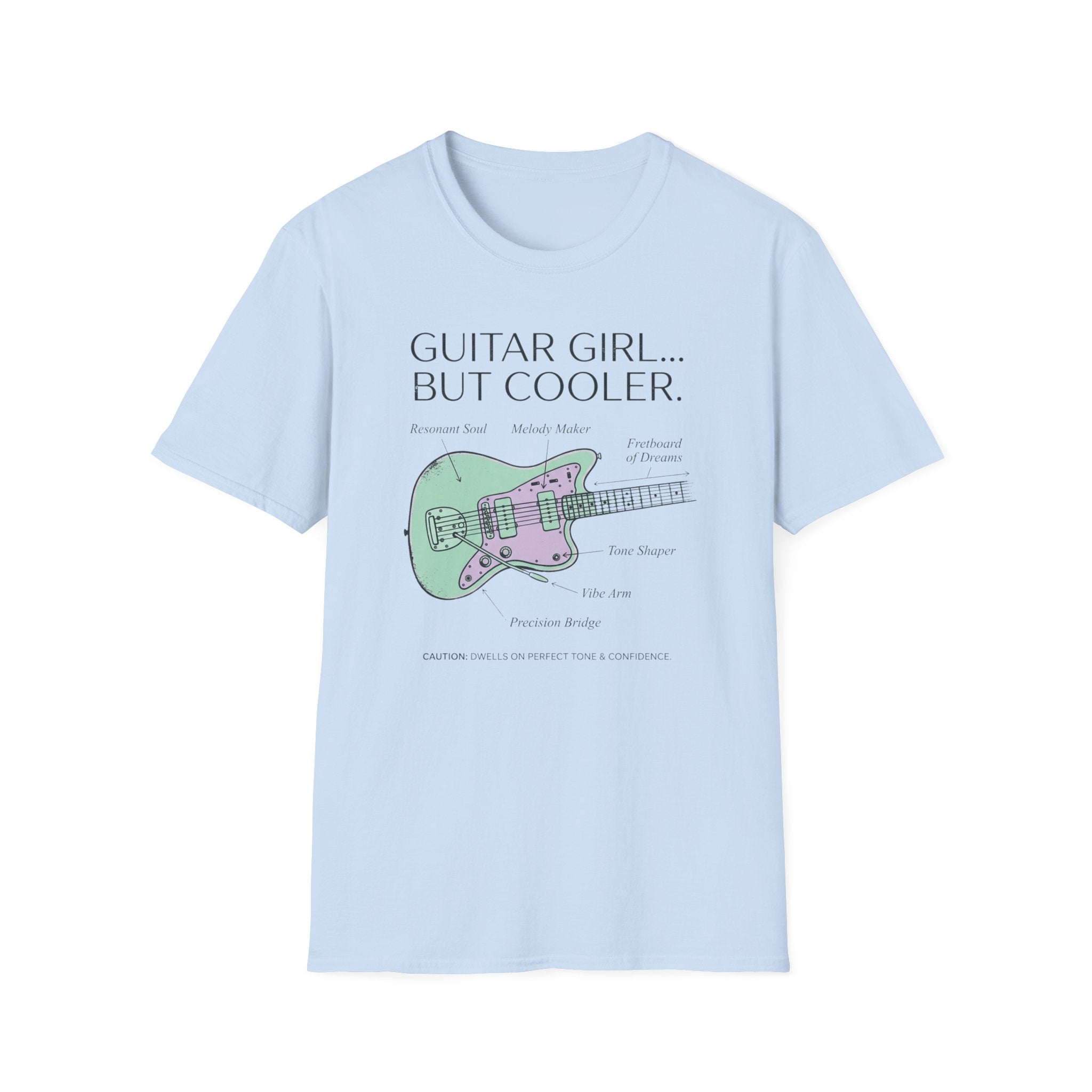 Guitar Girl But Cooler T-Shirt