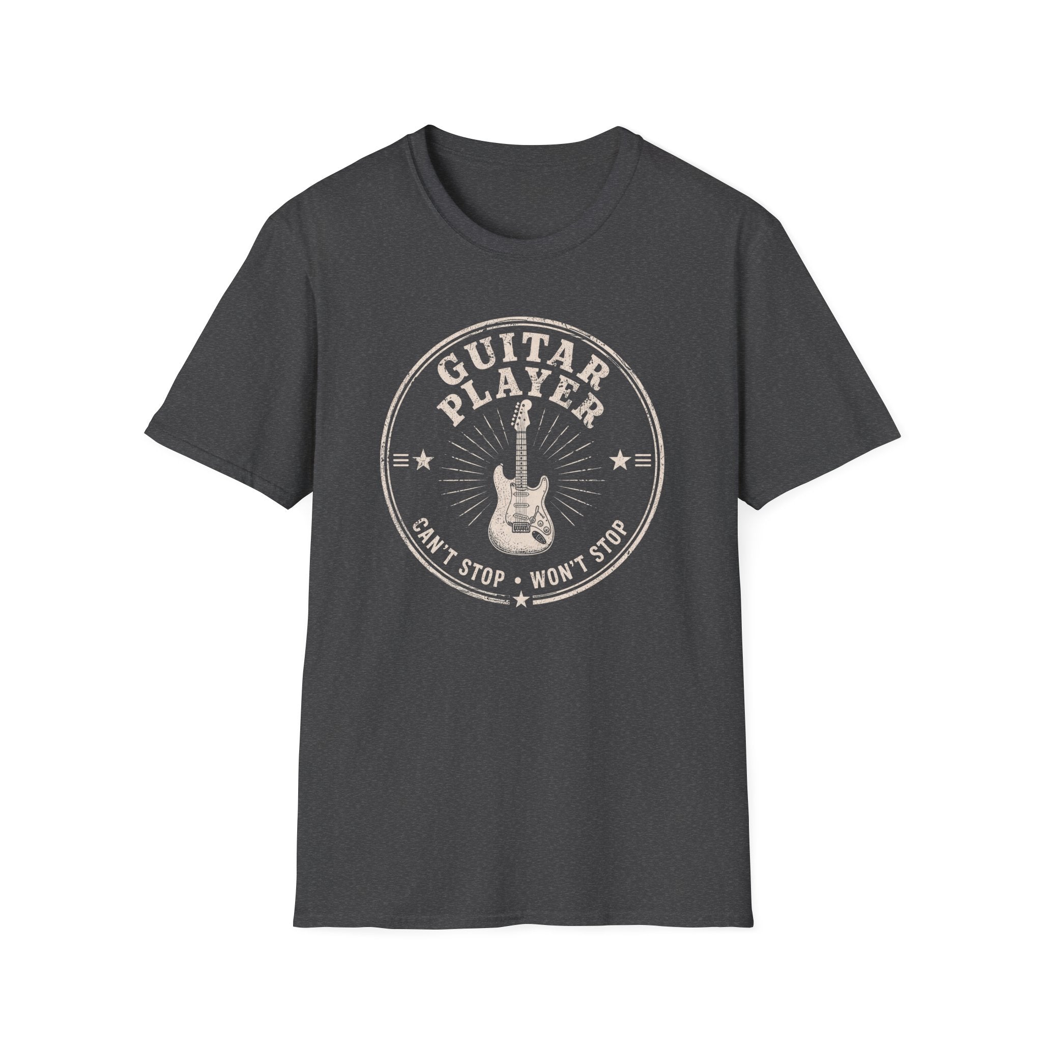 Guitar Player Cant Stop Wont Stop T-Shirt