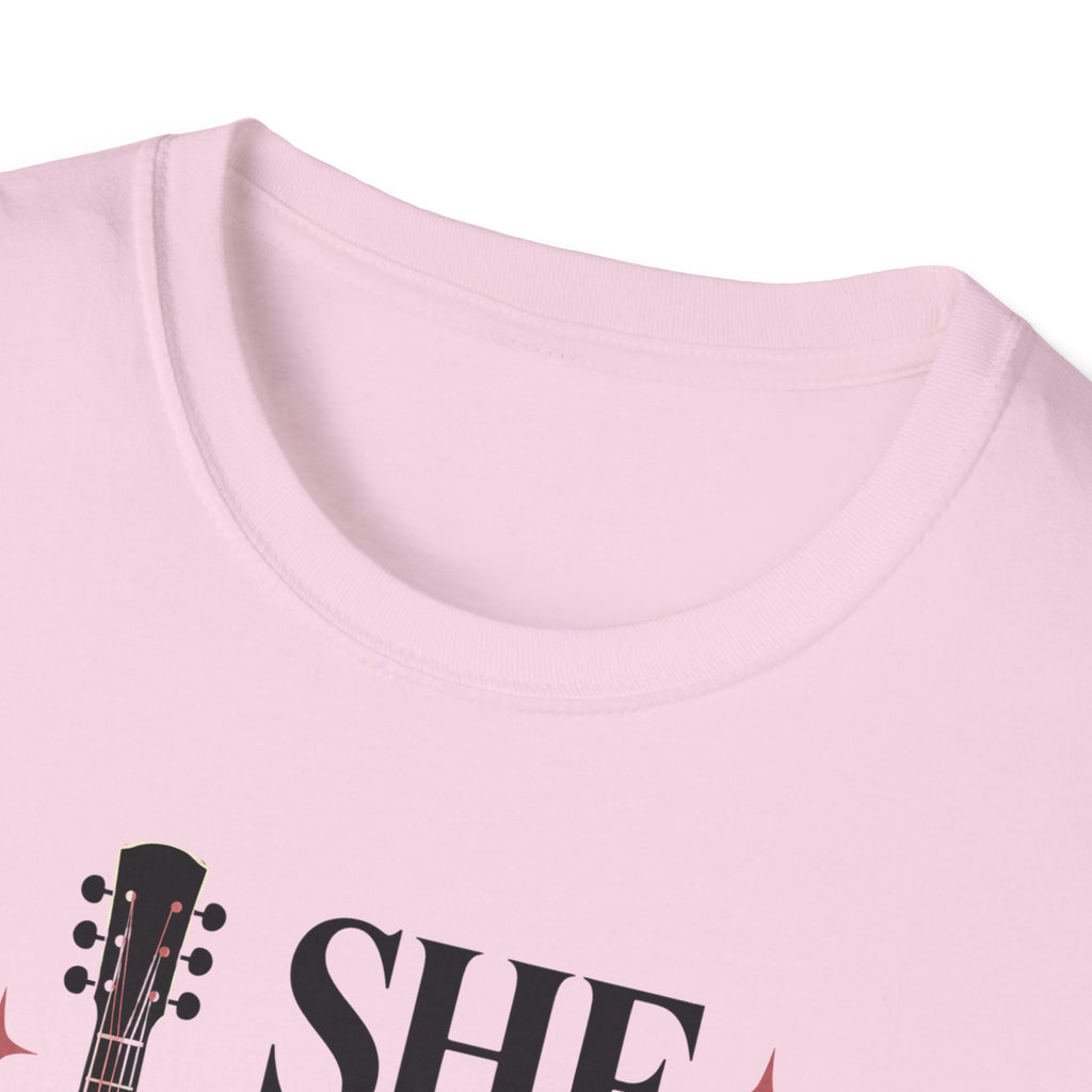 She Plays Guitar And She Plays It Loud T-Shirt