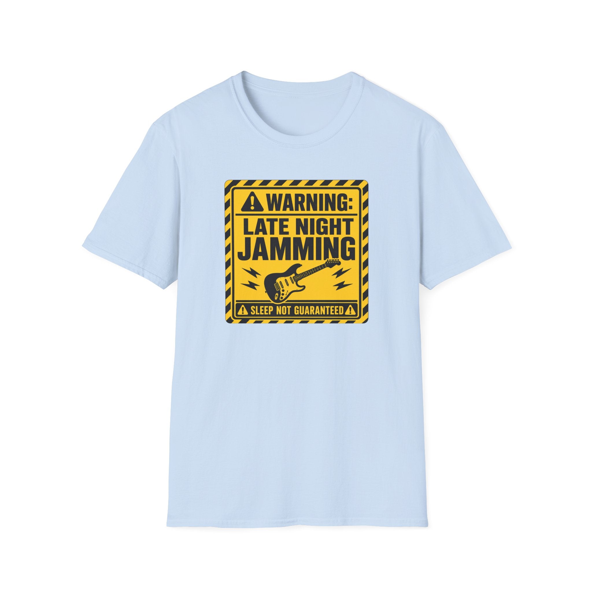 Warning Late Night Jamming T-Shirt