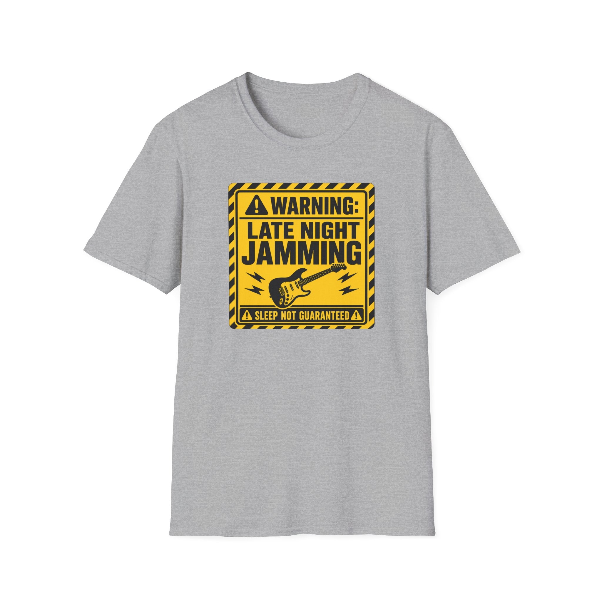 Warning Late Night Jamming T-Shirt