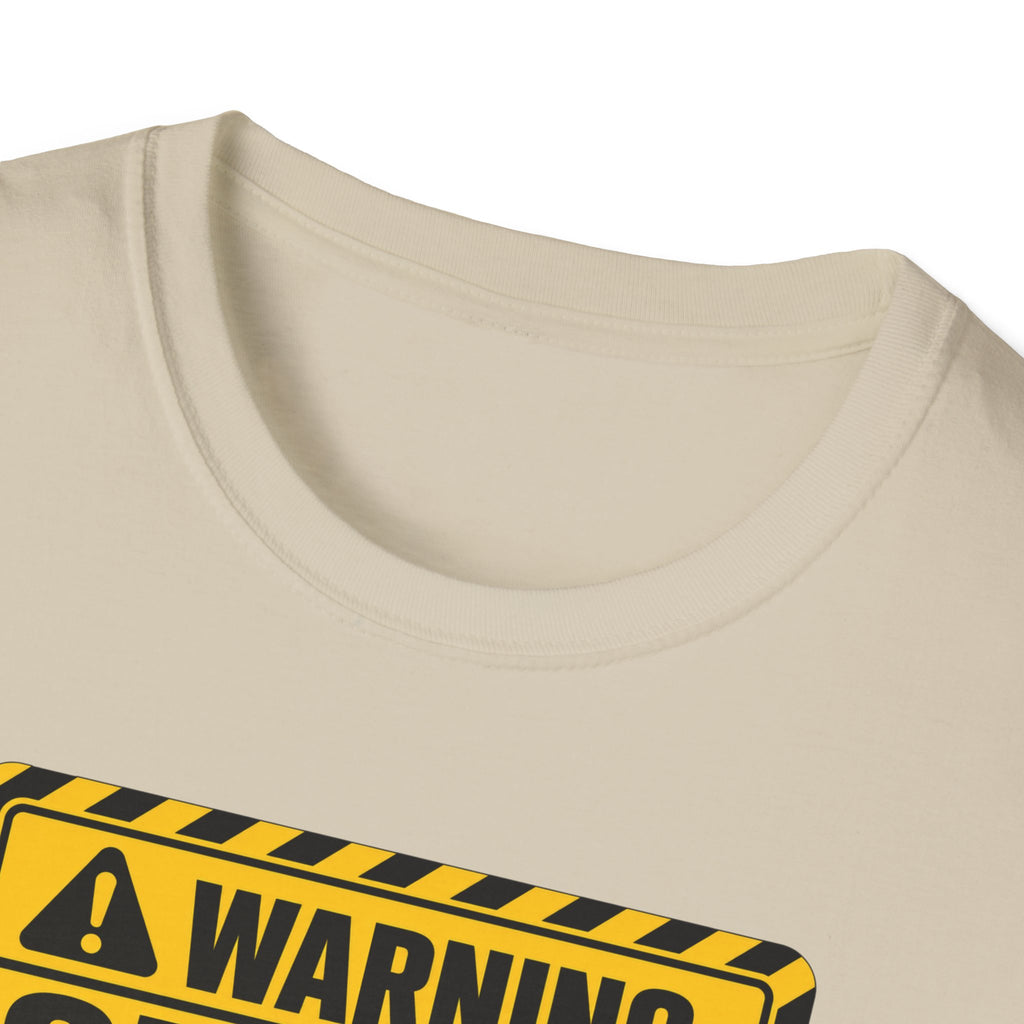 Warning Guitar Player At Work T-Shirt