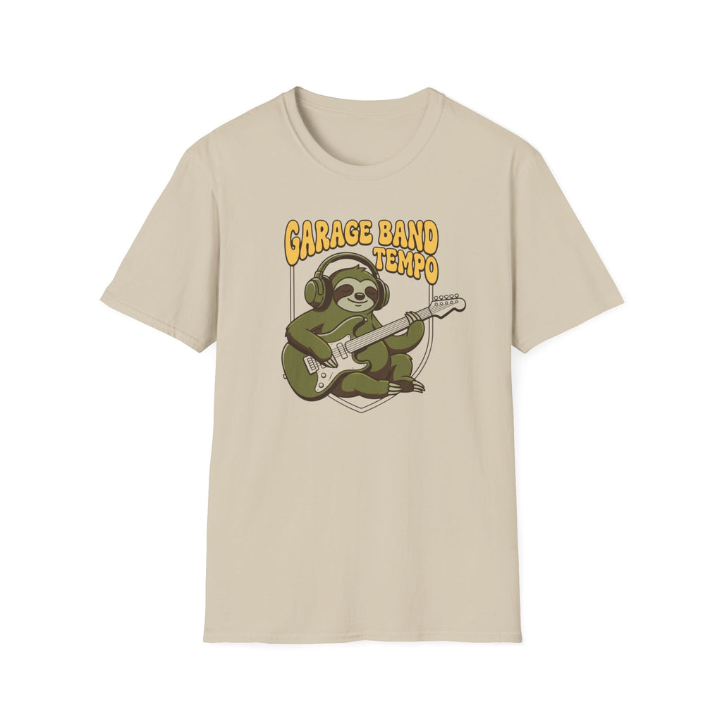 Sloth Garage Band Tempo T-Shirt