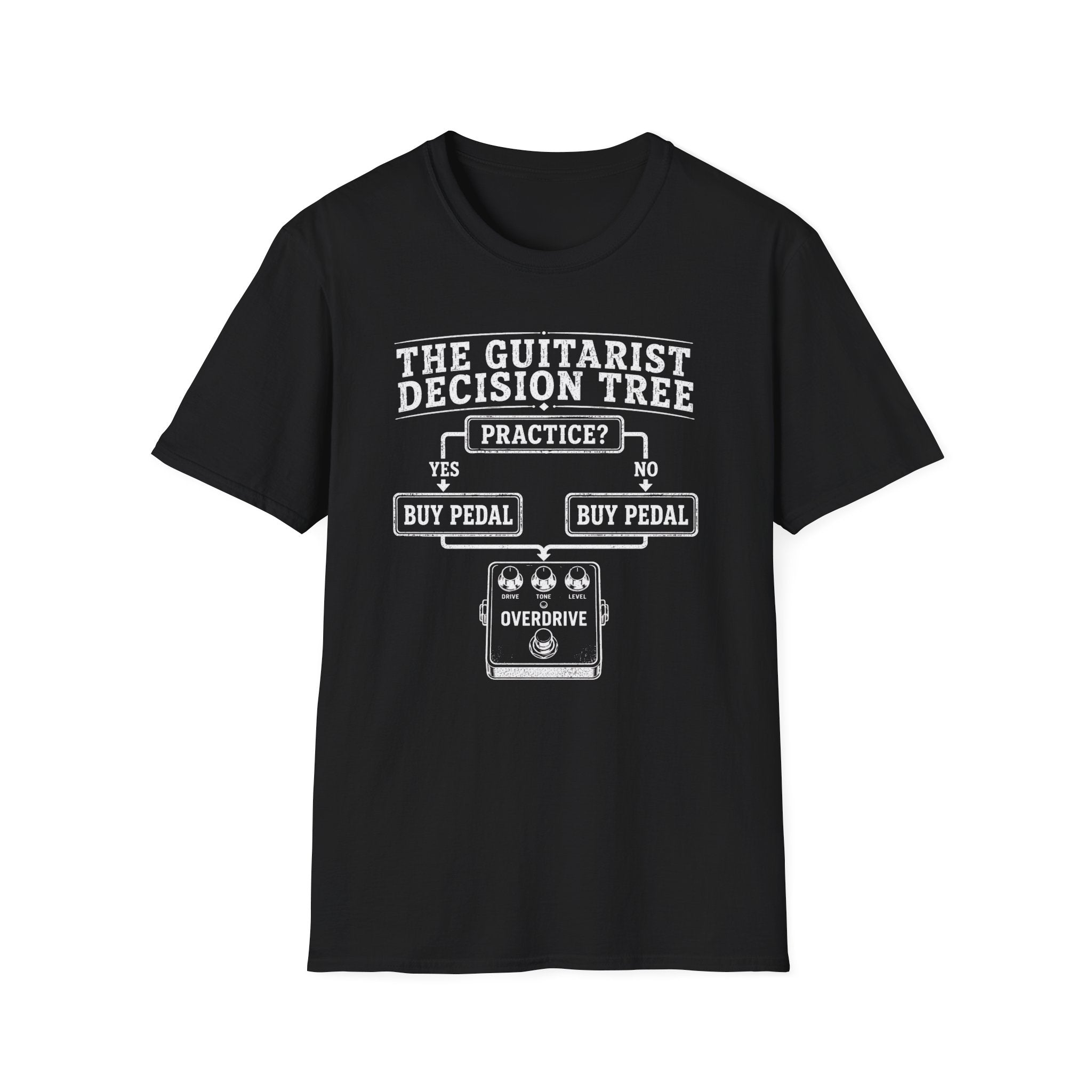 The Guitarist Decision Tree T-Shirt