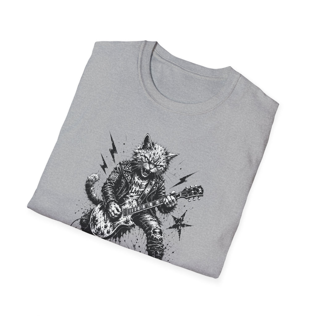 Punk Rock Cat T-Shirt