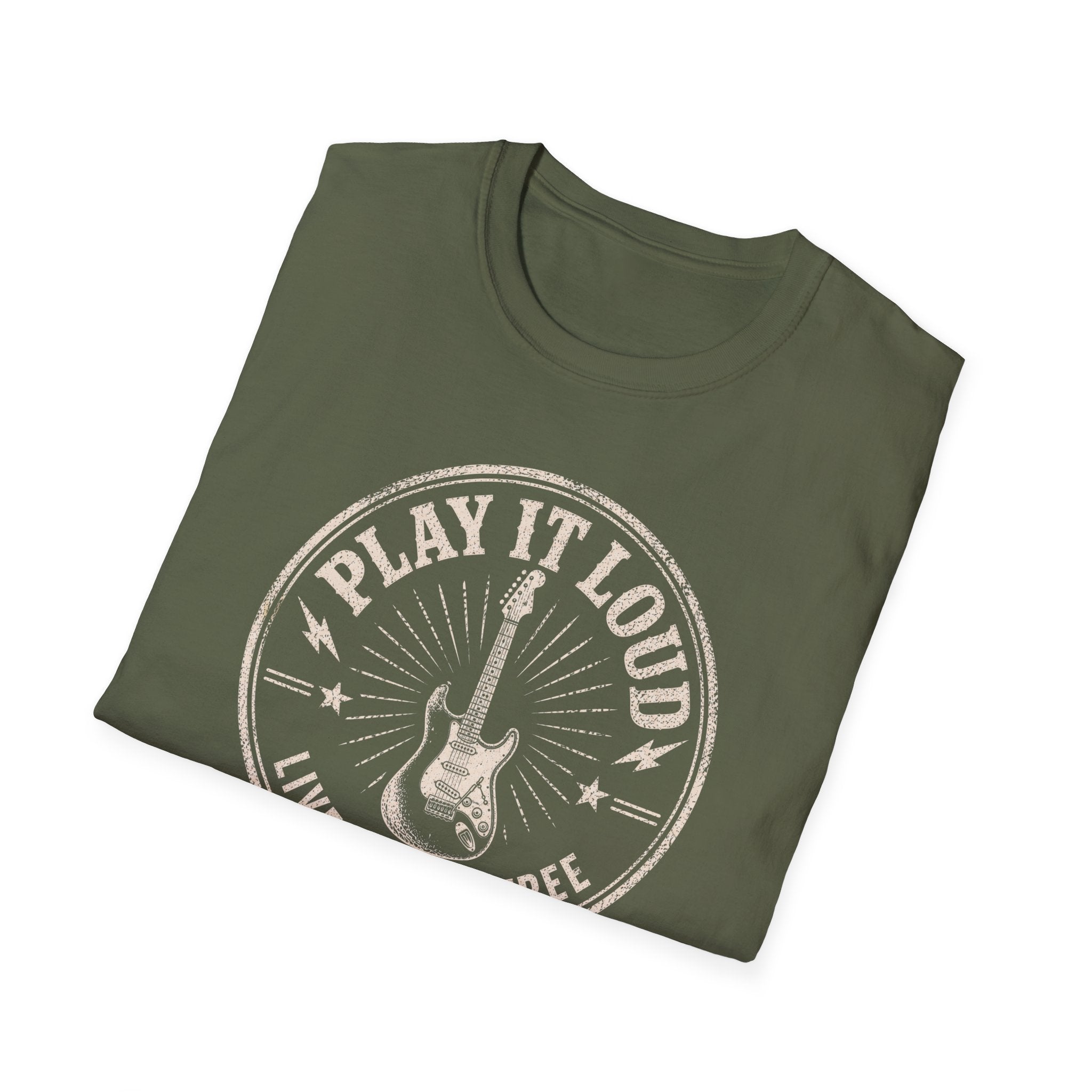Play It Loud Live Loud Free T-Shirt