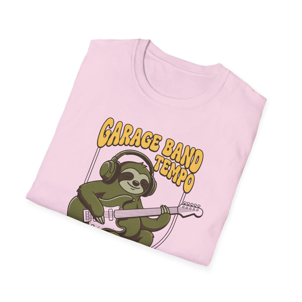 Sloth Garage Band Tempo T-Shirt