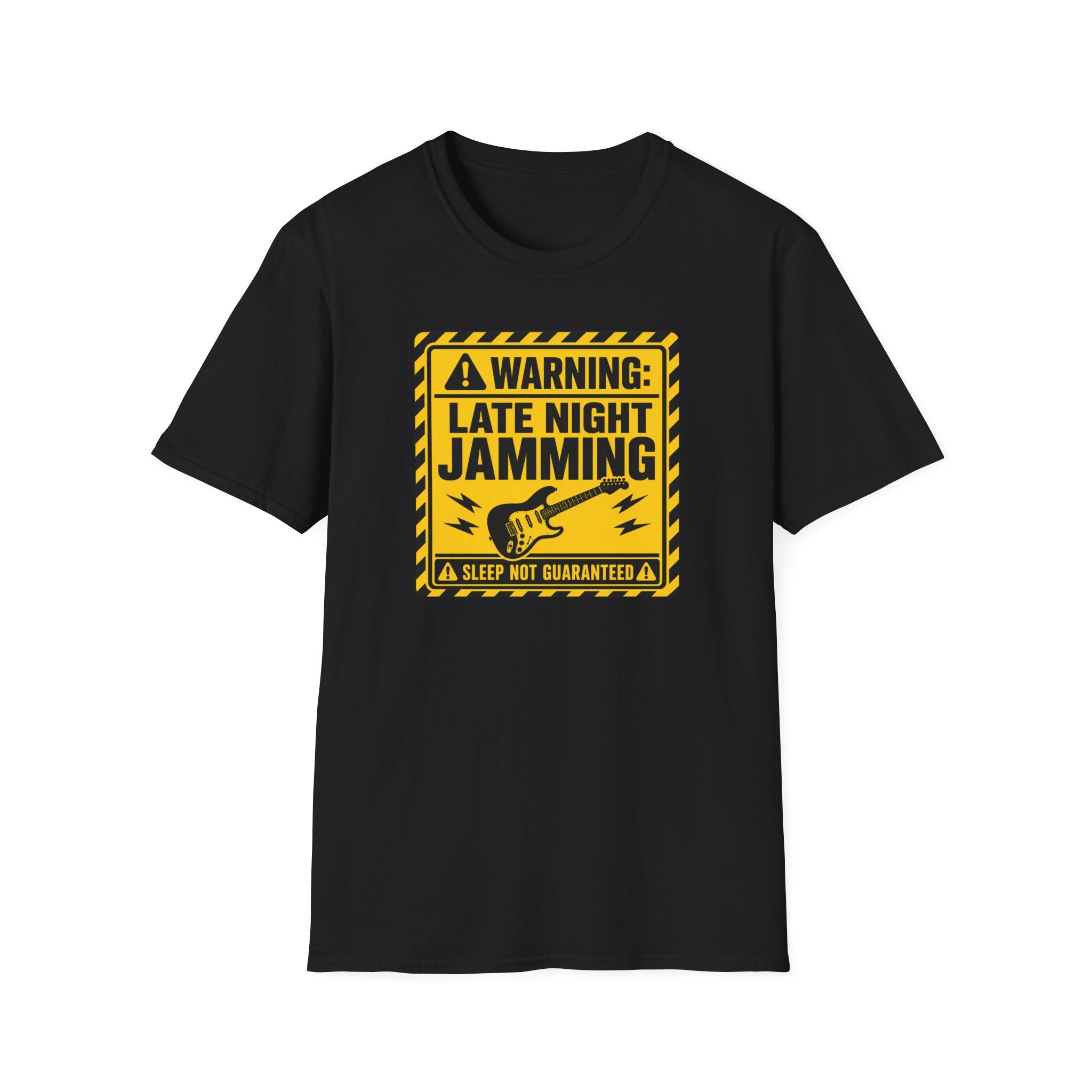 Warning Late Night Jamming T-Shirt