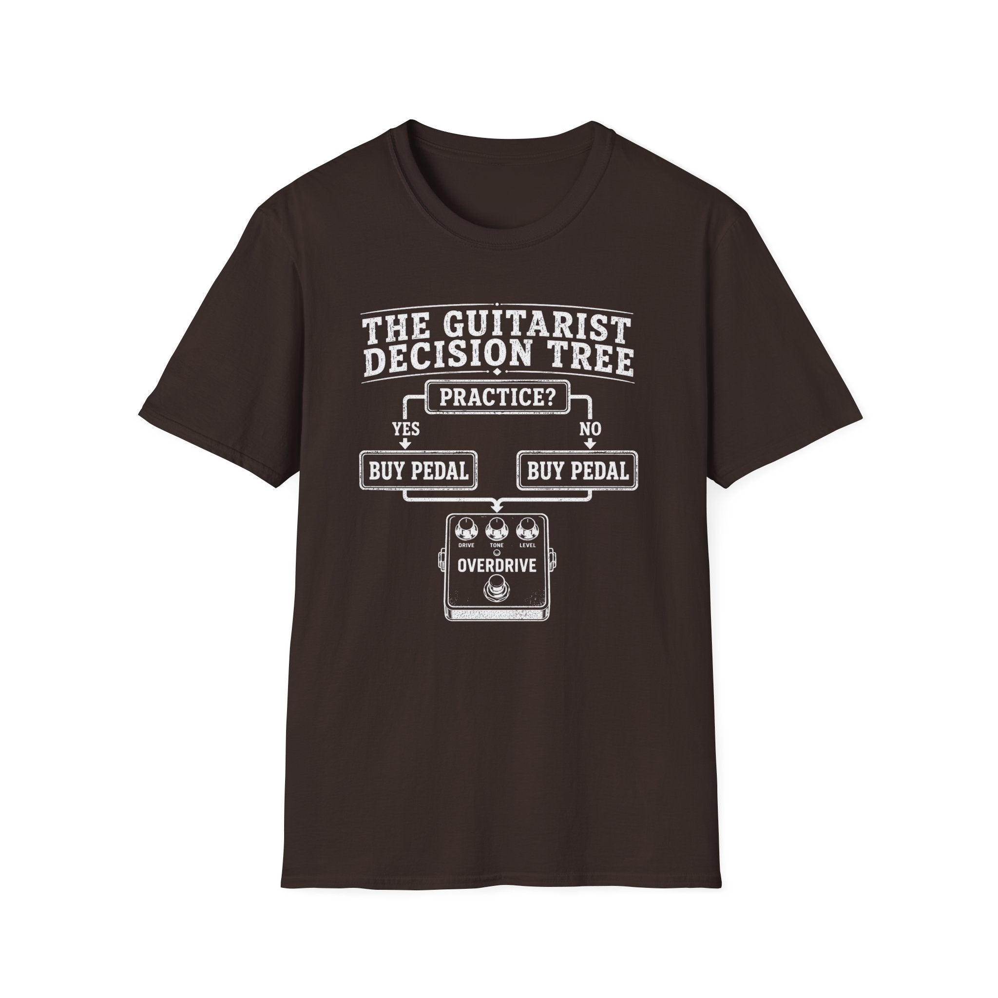 The Guitarist Decision Tree T-Shirt