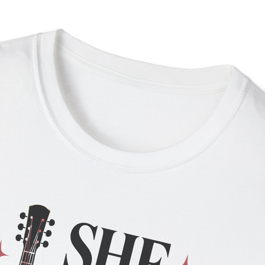 She Plays Guitar And She Plays It Loud T-Shirt