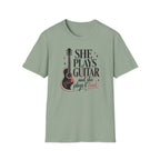 She Plays Guitar And She Plays It Loud T-Shirt