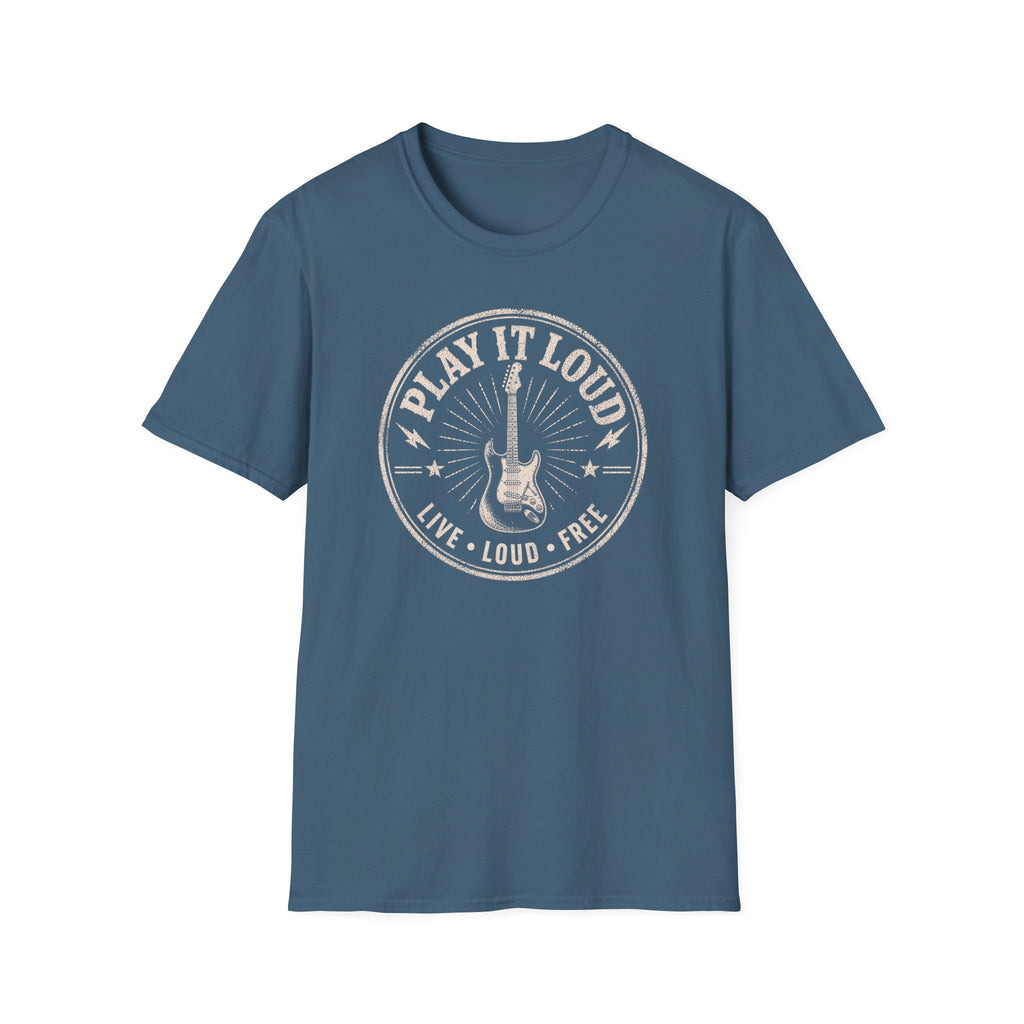 Play It Loud Live Loud Free T-Shirt