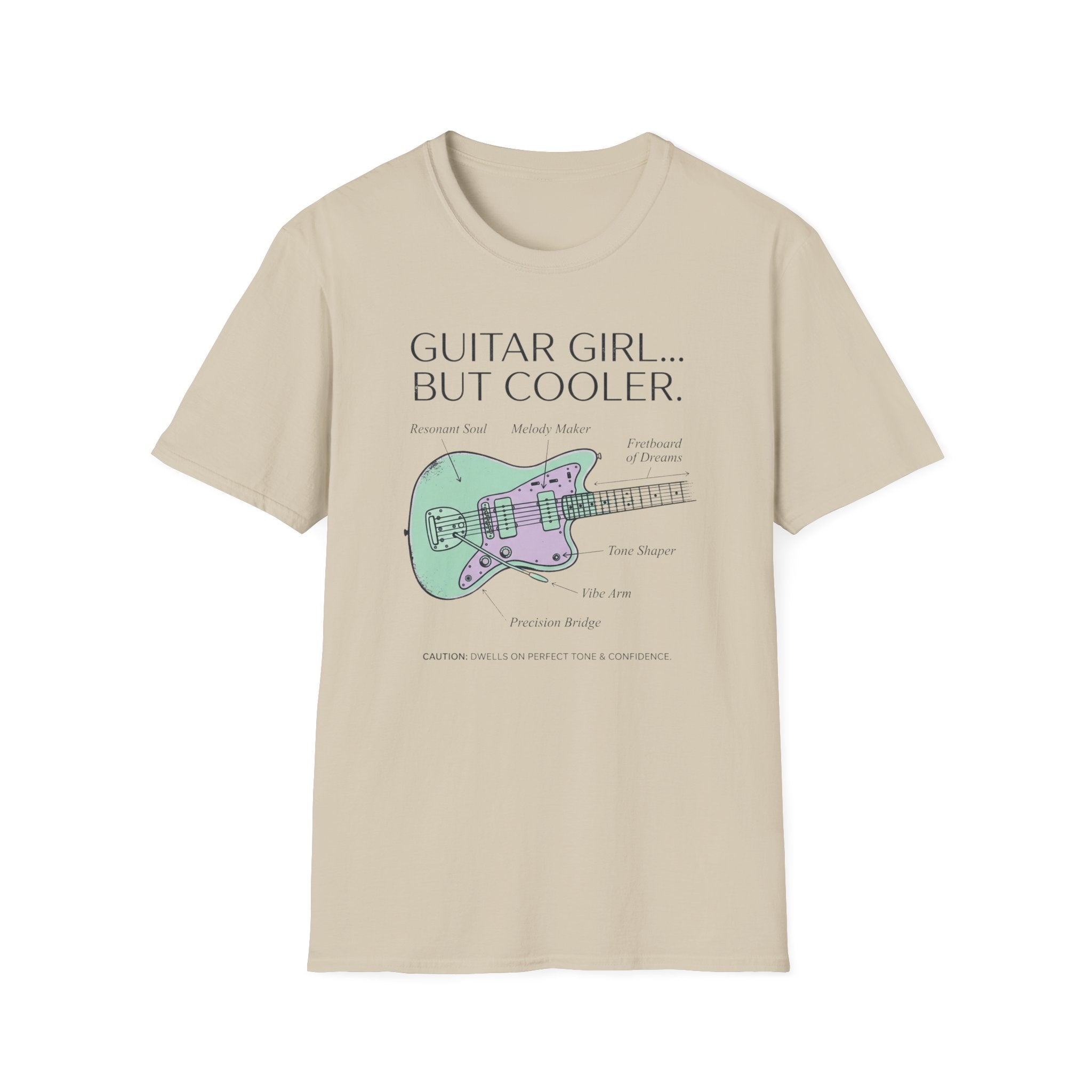 Guitar Girl But Cooler T-Shirt