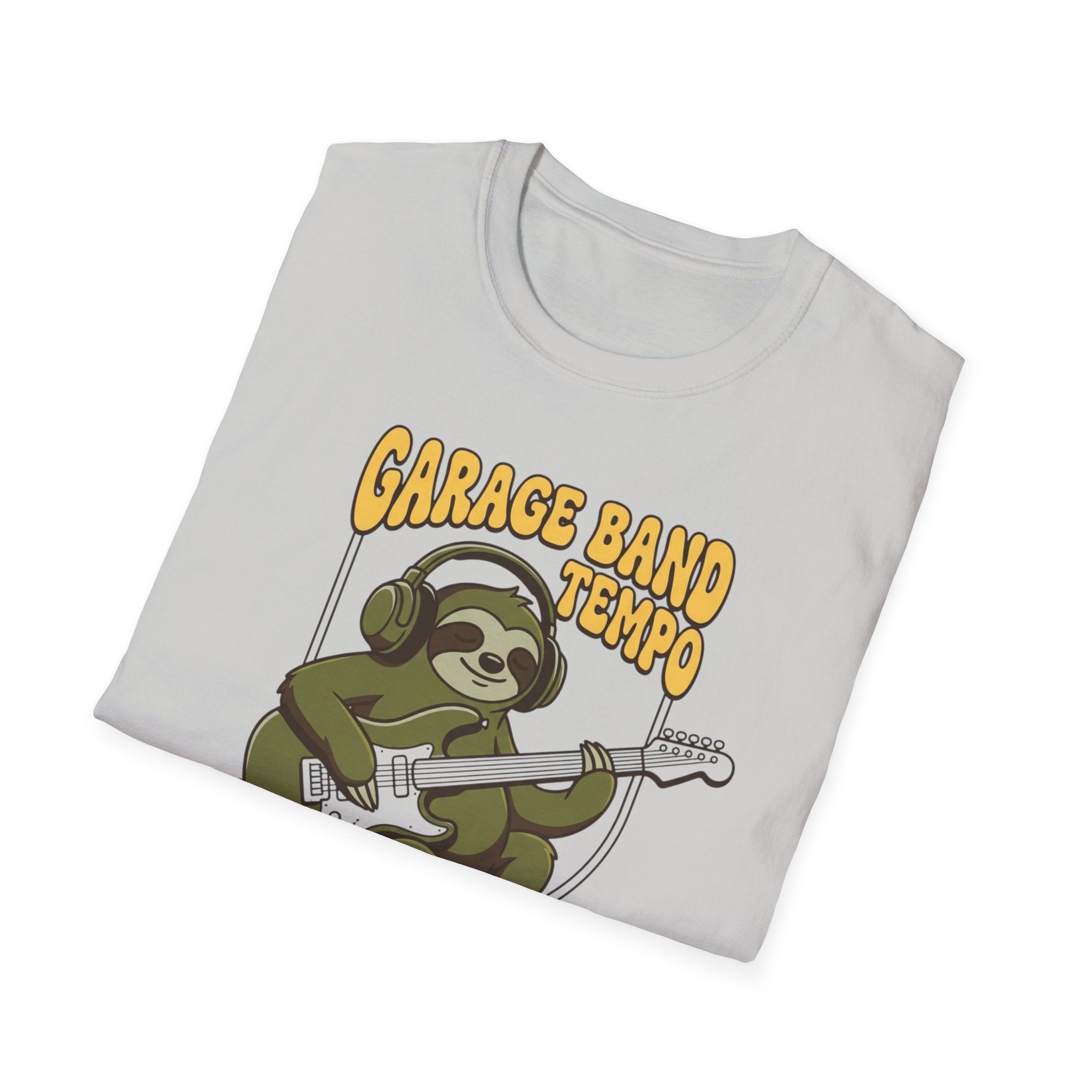 Sloth Garage Band Tempo T-Shirt