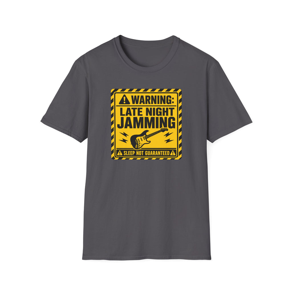 Warning Late Night Jamming T-Shirt