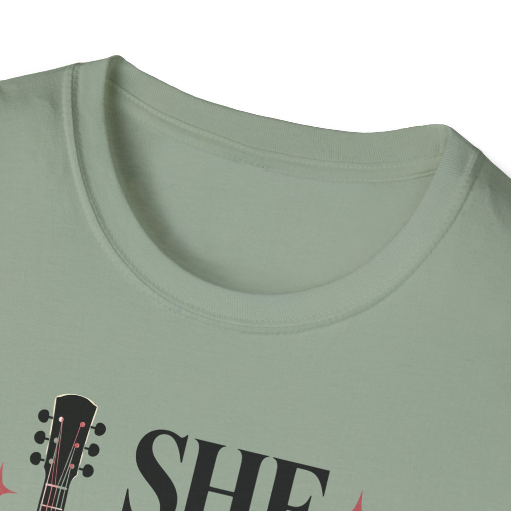 She Plays Guitar And She Plays It Loud T-Shirt