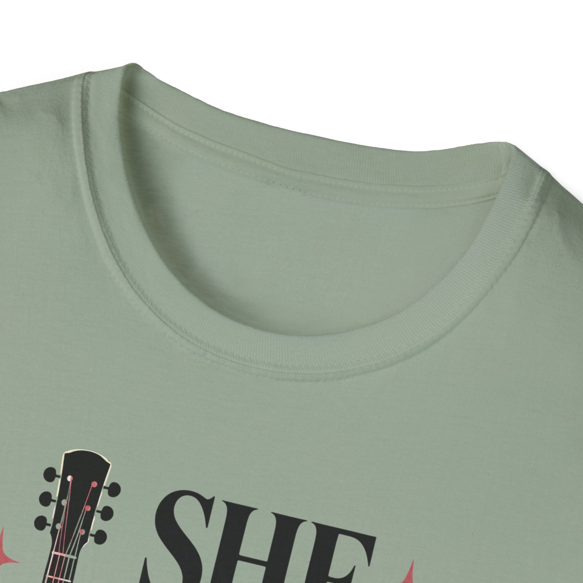 She Plays Guitar And She Plays It Loud T-Shirt