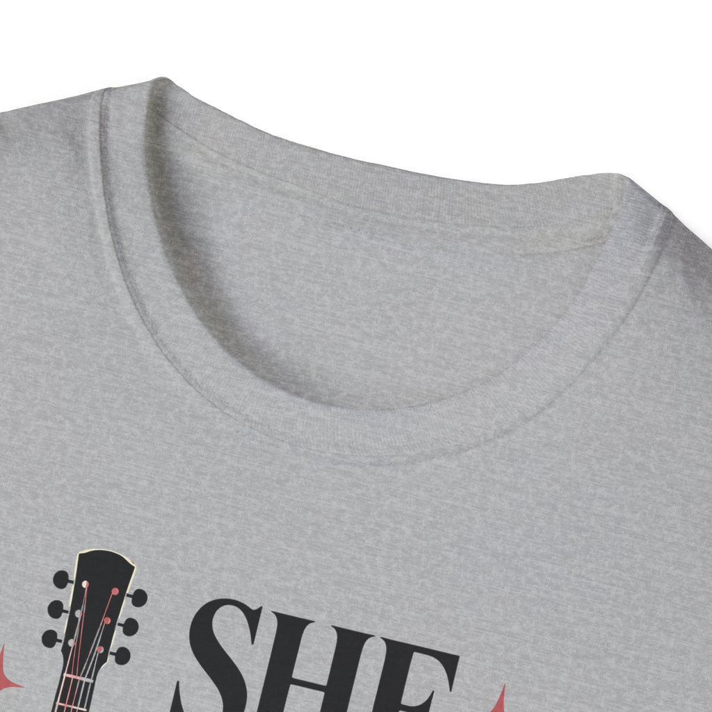 She Plays Guitar And She Plays It Loud T-Shirt